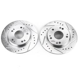 PowerStop Evolution Drilled and Slotted Rotors for 2011-2015 CR-Z - JBR1385XPR