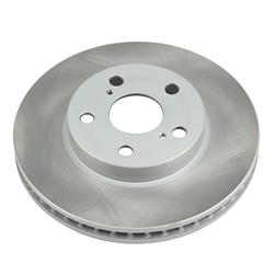 PowerStop Coated Hat and Edge Rotors for 2011-2017 CT200H, 2010-2015 PRIUS, 2012-2015 PRIUS PLUG-IN - JBR1394SCR