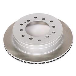PowerStop Coated Hat and Edge Rotors for 2010-2024 4RUNNER, 2010-2014 FJ CRUISER, 2010-2023 GX460 - JBR1396SCR