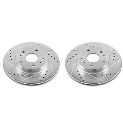 PowerStop Evolution Drilled and Slotted Rotors for 2007-2013 SX4 - JBR1504XPR