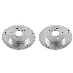 PowerStop Evolution Drilled and Slotted Rotors for 2007-2013 SX4 - JBR1505XPR