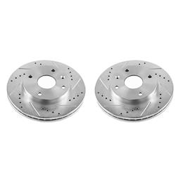 PowerStop Evolution Drilled and Slotted Rotors for 2004-2008 FORENZA, 2005-2008 RENO - JBR1509XPR