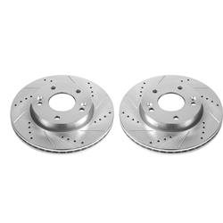 PowerStop Evolution Drilled and Slotted Rotors for 2010-2011 SOUL - JBR1521XPR