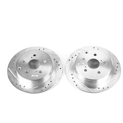 PowerStop Evolution Drilled and Slotted Rotors for 2016-2019 MIRAI, 2012-2017 PRIUS V - JBR1542XPR