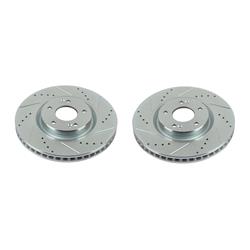 PowerStop Evolution Drilled and Slotted Rotors JBR1554XPR