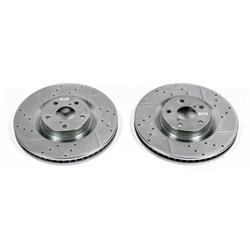 PowerStop Evolution Drilled and Slotted Rotors JBR1568XPR