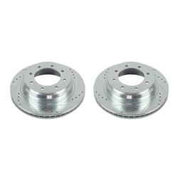 PowerStop Evolution Drilled and Slotted Rotors for 2012-2021 NV1500, NV2500, NV3500 - JBR1572XPR