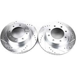 PowerStop Evolution Drilled and Slotted Rotors for 2012-2021 NV1500, NV2500, NV3500 - JBR1573XPR