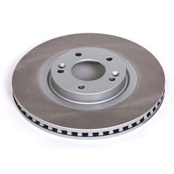 PowerStop Coated Hat and Edge Rotors for 2013-2020 SANTA FE, 2019 SANTA FE XL, 2014 SORENTO - JBR1585SCR