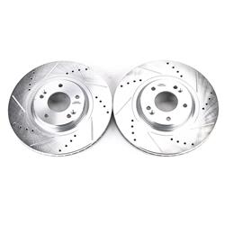 PowerStop Evolution Drilled and Slotted Rotors for 2015-2021 SEDONA - JBR1723XPR