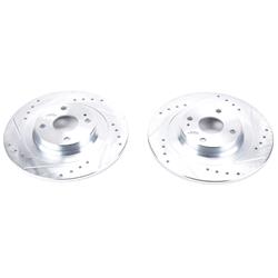 PowerStop Evolution Drilled and Slotted Rotors for 2017-2020 124 SPIDER, 2016-2024 MX-5 MIATA - JBR1726XPR