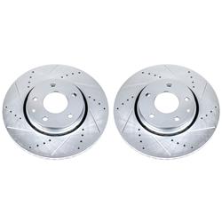 PowerStop Evolution Drilled and Slotted Rotors for 2020-2021 6, 2016-2024 CX-5 - JBR1745XPR
