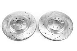PowerStop Evolution Drilled and Slotted Rotors for 2017-2019 CIVIC - JBR1748XPR