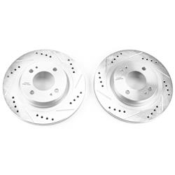PowerStop Evolution Drilled and Slotted Rotors for 2017-2024 MIRAGE, MIRAGE G4 - JBR1762XPR