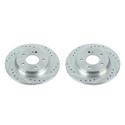 PowerStop Evolution Drilled and Slotted Rotors for 2018-2023 KONA, 2021-2025 SELTOS - JBR1773XPR