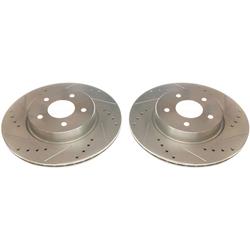 PowerStop Evolution Drilled and Slotted Rotors for 2019-2025 QX50, 2022-2025 QX55 - JBR1775XPR