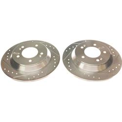 PowerStop Evolution Drilled and Slotted Rotors for 2018-2023 KONA, 2020-2022 SOUL - JBR1776XPR