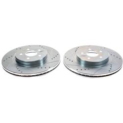 PowerStop Evolution Drilled and Slotted Rotors for 2019-2024 FORESTER - JBR1786XPR