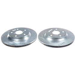 PowerStop Evolution Drilled and Slotted Rotors for 2019-2024 FORESTER, 2024 IMPREZA - JBR1788XPR