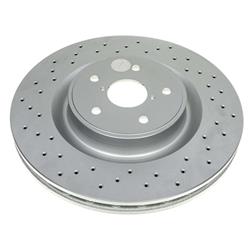 PowerStop Evolution GEOMET Coated Rotors for 2021-2024 WRX, 2018-2021 WRX STI - JBR1793EVC