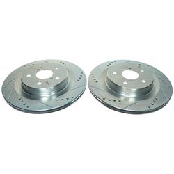 PowerStop Evolution Drilled and Slotted Rotors for 2021-2024 RAV4 PRIME, 2021-2023 SIENNA - JBR1798XPR