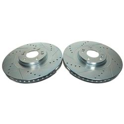PowerStop Evolution Drilled and Slotted Rotors for 2020-2025 PALISADE, 2020-2022 TELLURIDE - JBR1906XPR