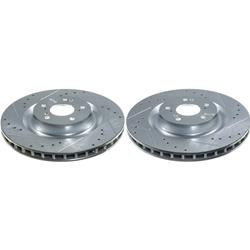 PowerStop Evolution Drilled and Slotted Rotors for 2022-2025 MDX, 2021-2025 TLX - JBR1933XPR