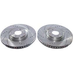 PowerStop Evolution Drilled and Slotted Rotors JBR1936XPR