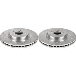 PowerStop Evolution Drilled and Slotted Rotors JBR1946XPR