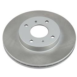 PowerStop Coated Hat and Edge Rotors for 1993-2001 ALTIMA, 1999-2002 G20, 2000-2006 SENTRA - JBR557SCR