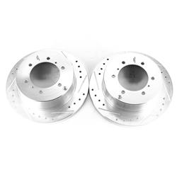 PowerStop Evolution Drilled and Slotted Rotors for 1992-2000 MONTERO, 1997-2004 MONTERO SPORT - JBR724XPR