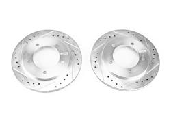 PowerStop Evolution Drilled and Slotted Rotors for 2000-2004 TRACKER, 1999-2004 VITARA - JBR955XPR
