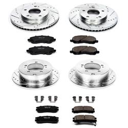 PowerStop Z23 Evolution Sport Brake Upgrade Kits for 2005-2006 ALTIMA, 2004-2006 MAXIMA - K092