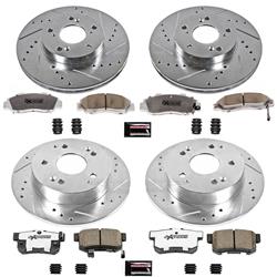 PowerStop Z26 Street Warrior Brake Upgrade Kits for 1998-2002 ACCORD - K1042-26