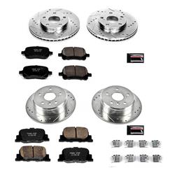PowerStop Z23 Evolution Sport Brake Upgrade Kits for 2000-2001 CAMRY, ES300 - K1061