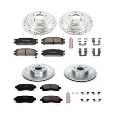 PowerStop Z23 Evolution Sport Brake Upgrade Kits for 1998 IMPREZA, 1997-1999 LEGACY - K1121