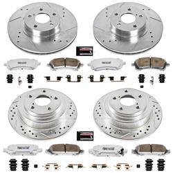 PowerStop Z26 Street Warrior Brake Upgrade Kits for 1998-2002 FORESTER, 1998-2001 IMPREZA - K1122-26