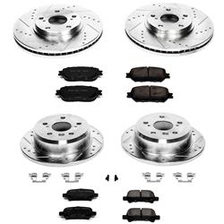 PowerStop Z23 Evolution Sport Brake Upgrade Kits for 2002-2004 CAMRY - K1144