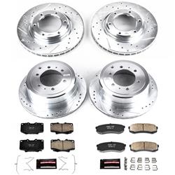 PowerStop Z23 Evolution Sport Brake Upgrade Kits for 1993-1997 LAND CRUISER, 1996-1997 LX450 - K1155