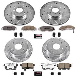 PowerStop Z26 Street Warrior Brake Upgrade Kits for 1998-1999 CL - K1238-26