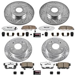 PowerStop Z26 Street Warrior Brake Upgrade Kits for 1998-2002 ACCORD, 1998-1999 CL - K1240-26