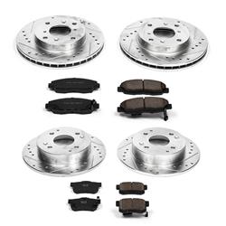 PowerStop Z23 Evolution Sport Brake Upgrade Kits for 1998-2002 ACCORD, 1998-1999 CL - K1240