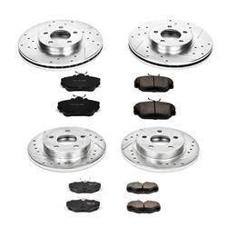 PowerStop Z23 Evolution Sport Brake Upgrade Kits for 1995-2002 CONTINENTAL, 2001-2005 SABLE, 1996-2005 TAURUS - K1320