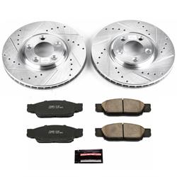 PowerStop Z23 Evolution Sport Brake Upgrade Kits for 2000-2006 LS, 2000-2002 S-TYPE, 2002-2005 THUNDERBIRD - K1351