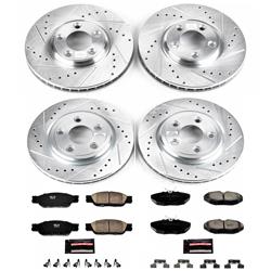 PowerStop Z23 Evolution Sport Brake Upgrade Kits for 2003-2004 S-TYPE - K1355
