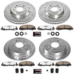 PowerStop Z26 Street Warrior Brake Upgrade Kits for 2006-2010 IMPALA, 2006-2007 MONTE CARLO - K1438-26