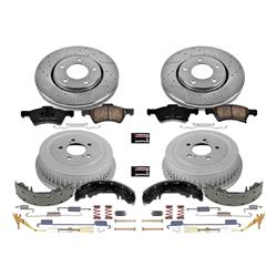 PowerStop Z23 Evolution Sport Disc and Drum Brake Upgrade Kits for 2003-2004 CARAVAN - K15014DK