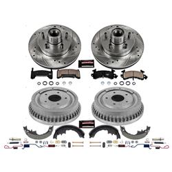PowerStop Z23 Evolution Sport Disc and Drum Brake Upgrade Kits for 1987-1988 LLV - K15025DK