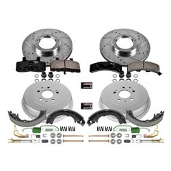 PowerStop Z23 Evolution Sport Disc and Drum Brake Upgrade Kits for 1995-2004 TACOMA - K15039DK
