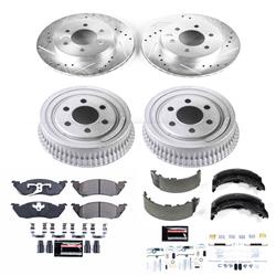 PowerStop Z23 Evolution Sport Disc and Drum Brake Upgrade Kits for 1997-1998 DAKOTA - K15070DK